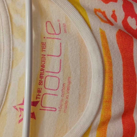 Animal print tiger zebra stripes, spots t-shirt tee colorful neon bright small - Picture 3 of 8